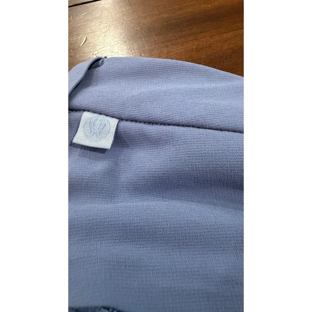 Lululemon Commission Slim-Fit Pant 33 Blue Grey Chino M5A18S - Picture 5 of 16